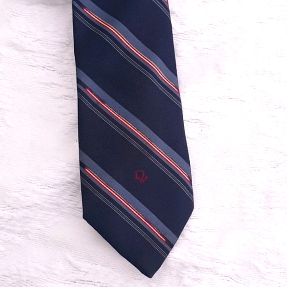 Christian Dior Silk Tie - Picture 3 of 5